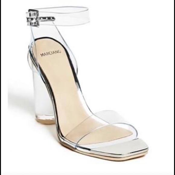 Marciano Clear High Heel Sandal - Picture 1 of 6